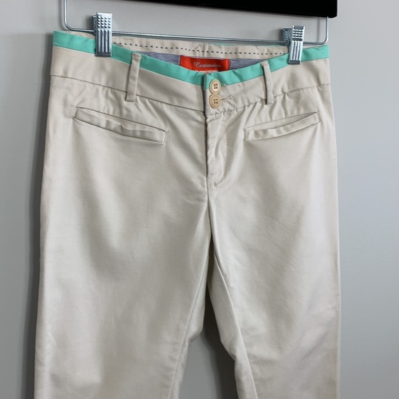 Anthropologie Cartonnier Cropped Pants Beige - Picture 2 of 10